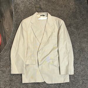Men's Cream Suit